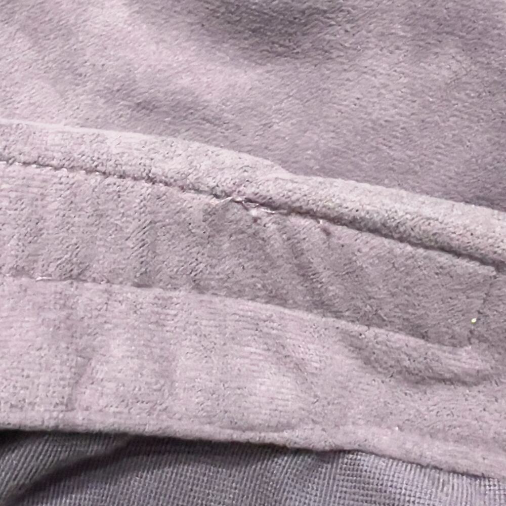 Vintage Skirt Small Medium Purple Plum Western Midi Tiered Faux Suede Festival - Picture 7 of 9